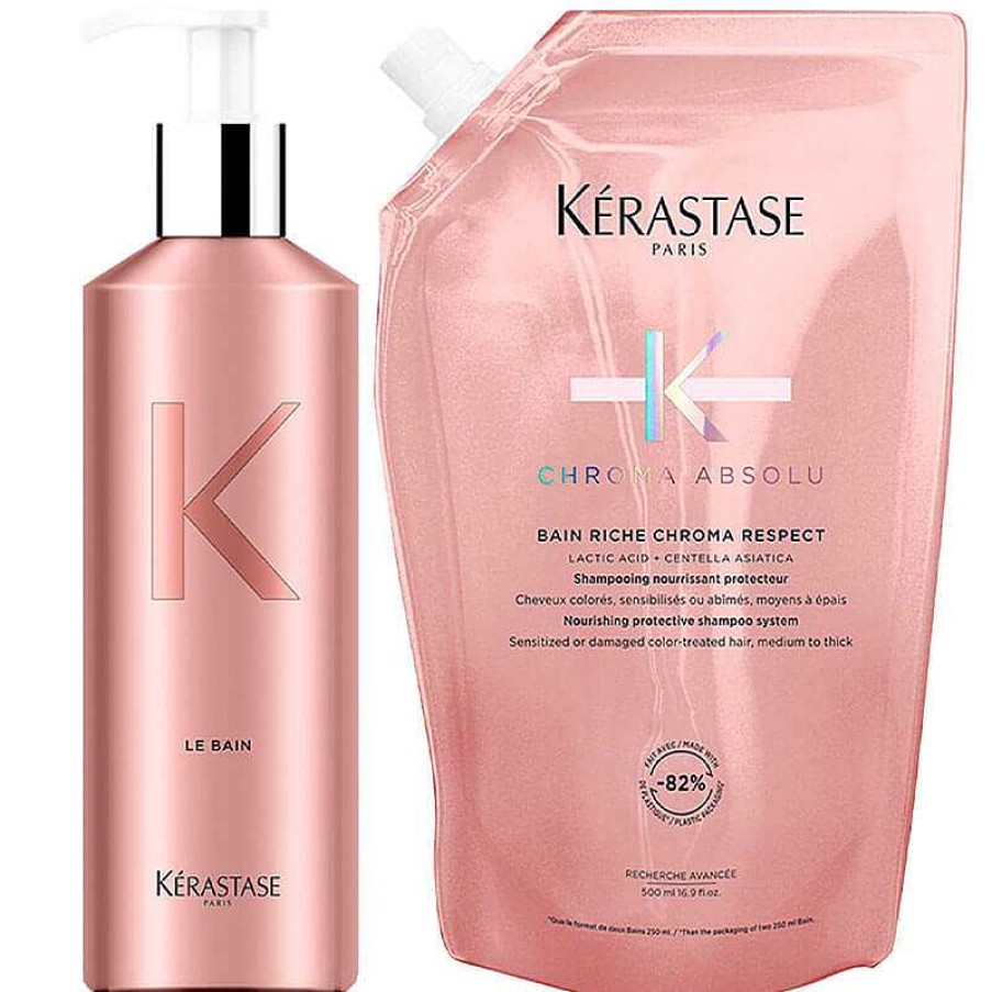 Kerastase | Chroma Absolu - Bain Riche Chroma Respect Refill Duo - 500Ml