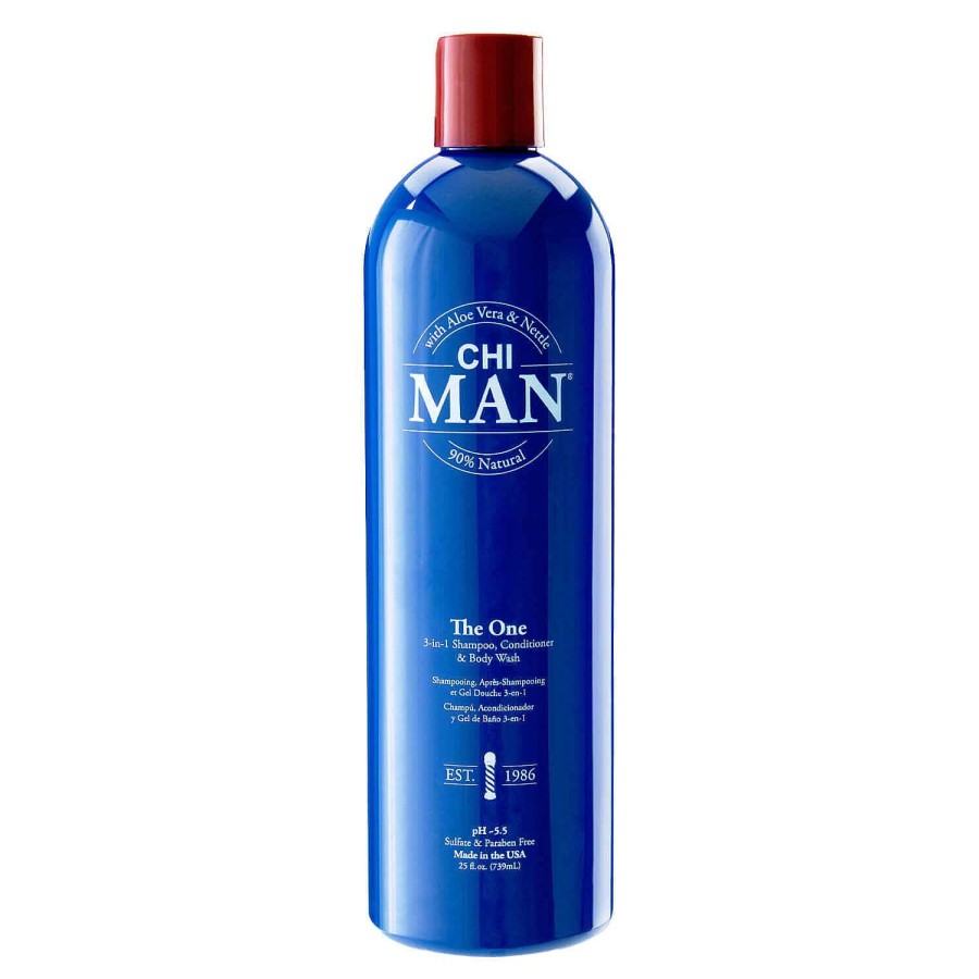 CHI | Chi Man 3-In-1 Shampoo, Conditioner, Bodywash - 739Ml