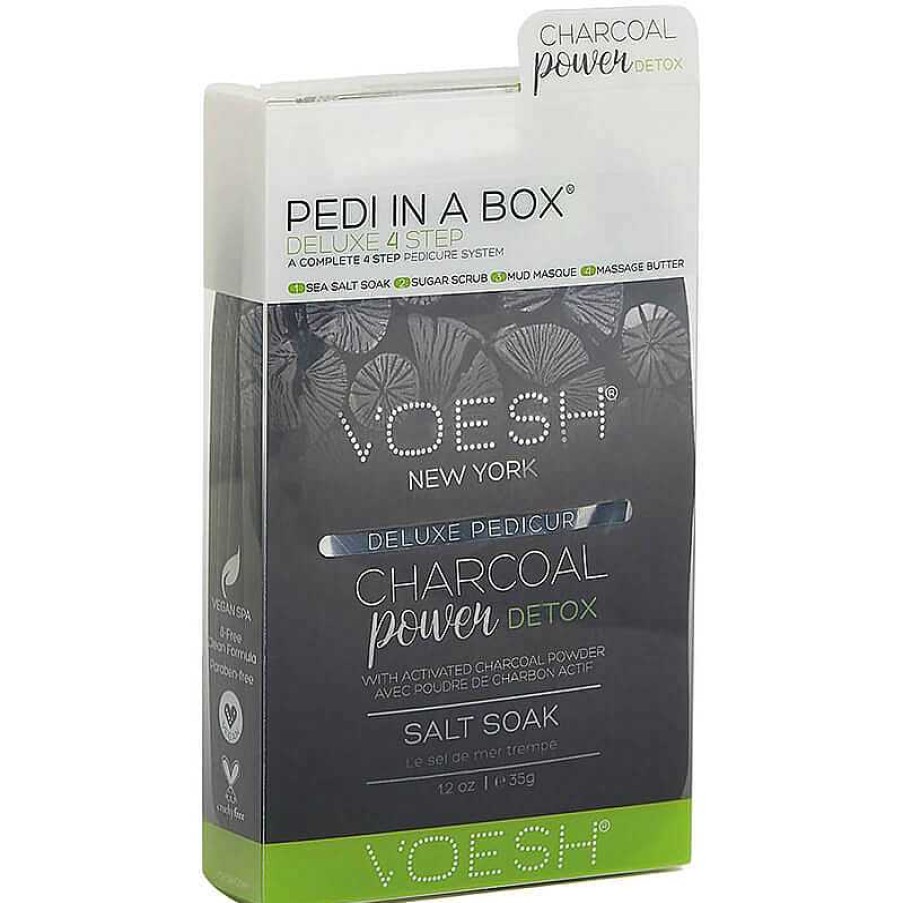 VOESH | Pedi In A Box (4 Step) Charcoal Power Detox - 35G