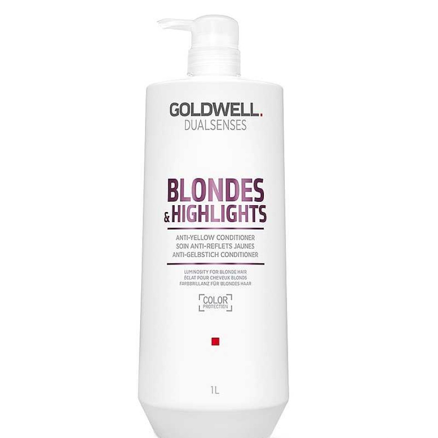 Goldwell | Blondes & Highlights Anti-Gelbstich Conditioner (1000Ml)