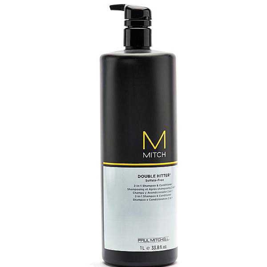 Paul Mitchell | Mitch Double Hitter 2-In-1 Shampoo & Conditioner (1000Ml)