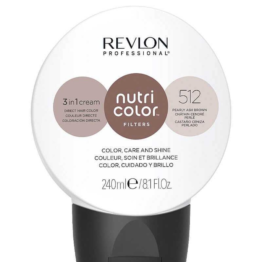 Revlon Professional | Revlon Nutri Color Filters 512 Hellbraun Asch Iris - 240Ml