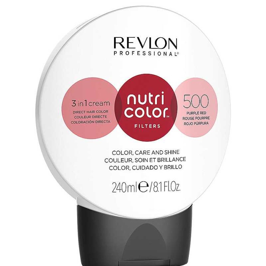 Revlon Professional | Nutri Color Creme 500 Purple Red - 240Ml