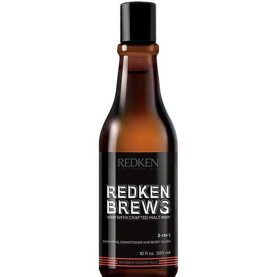 Redken Shampoo & Conditioner | Brews 3-In-1 - 300Ml