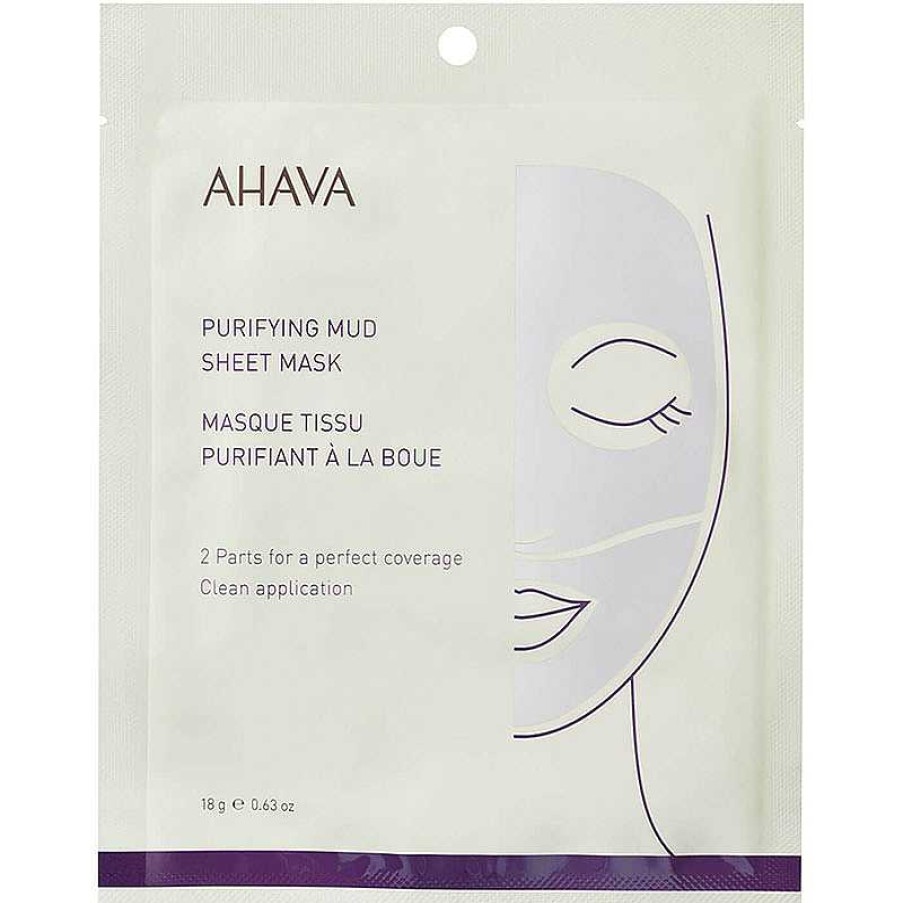 AHAVA Kuren & Masken | Purifying Mud Sheet Mask - 18G