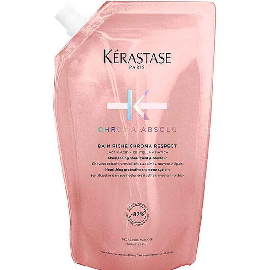 Kerastase | Chroma Absolu - Bain Riche Chroma Respect Refill Pouch - 500Ml