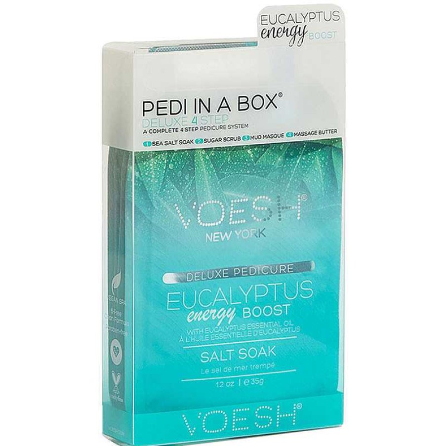 VOESH | Pedi In A Box (4 Step) Eucalyptus Energy Boost - 35G