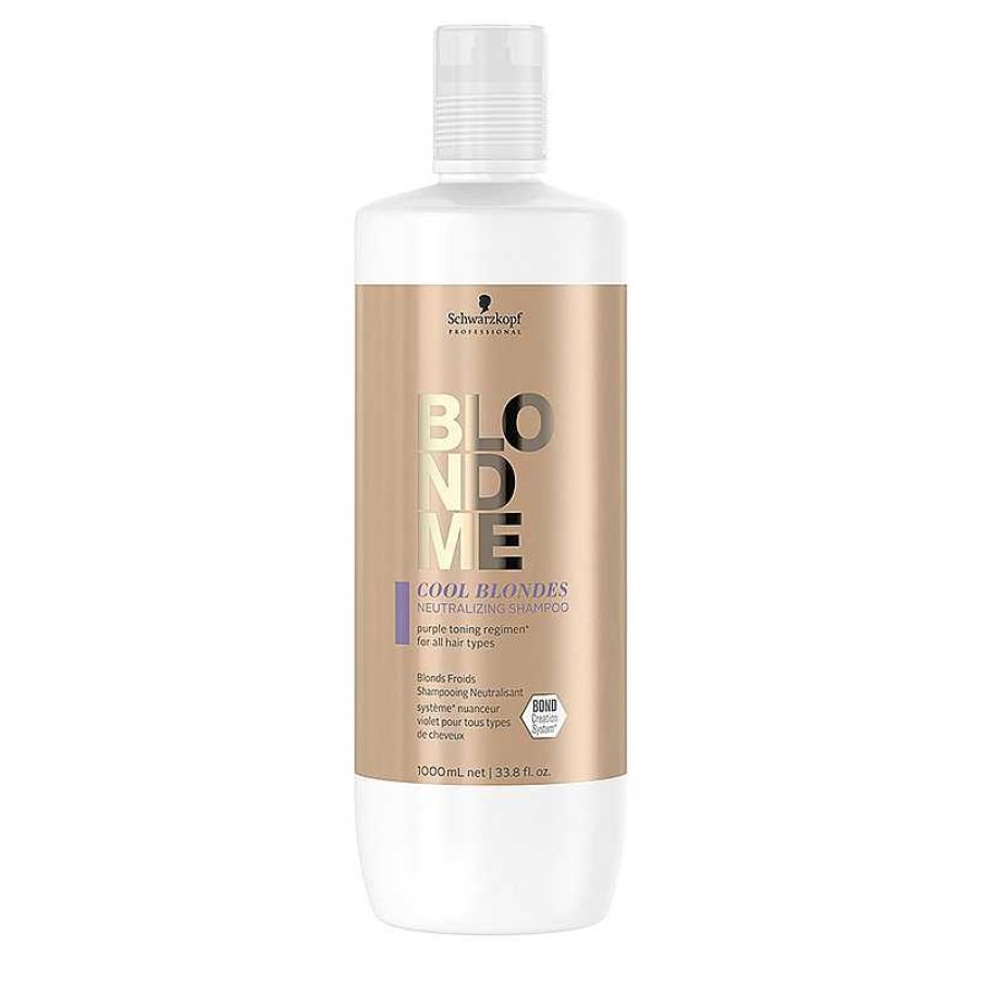 Schwarzkopf | Blondme Cool Blondes Neutralizing Shampoo - 1000Ml