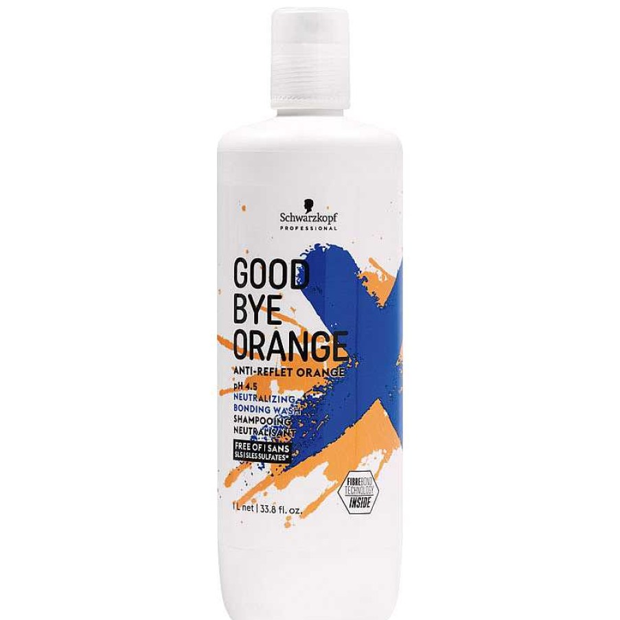 Schwarzkopf | Goodbye Orange Neutralizing Bonding Wash Shampoo - 1000Ml