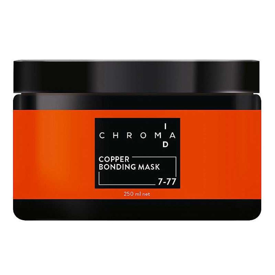 Schwarzkopf | Chroma Id Bonding Color Mask 7-77 Mittelblond Kupfer Extra - 250Ml