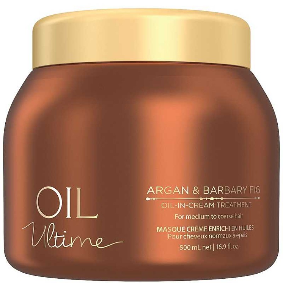 Schwarzkopf | Oil Ultime Argan And Barbary Fig Oil-In-Cream Treatment - 500Ml