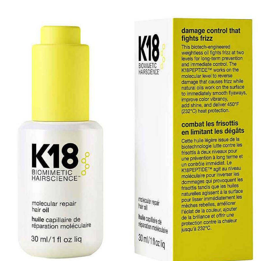 K18 Biomimetic Hairscience | K18 Molecular Repair Hair Oil - 30Ml