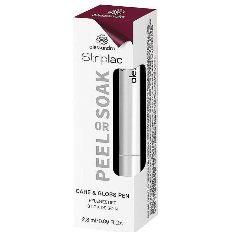 Alessandro Striplac | Striplac Peel Or Soak - Care & Gloss Pen Pflegestift