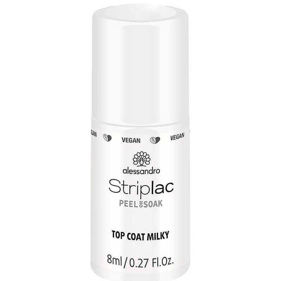 Alessandro Striplac | Striplac Peel Or Soak - Top Coat Milky