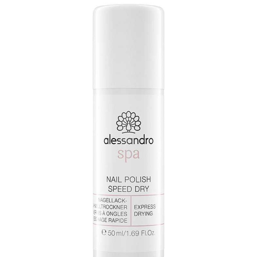 Alessandro Nagellack Base & Top Coat | Spa Nail Polish Speed Dry - 50Ml