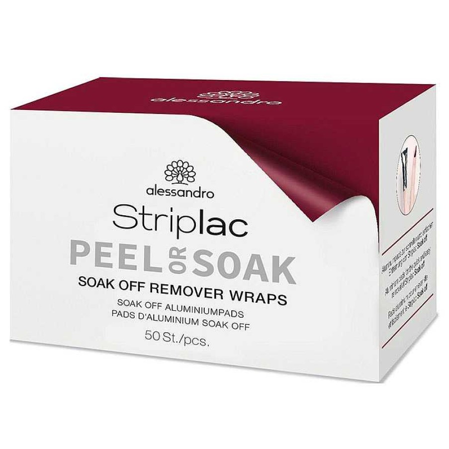 Alessandro Striplac | Striplac Peel Or Soak - Soak Off Remover Wraps