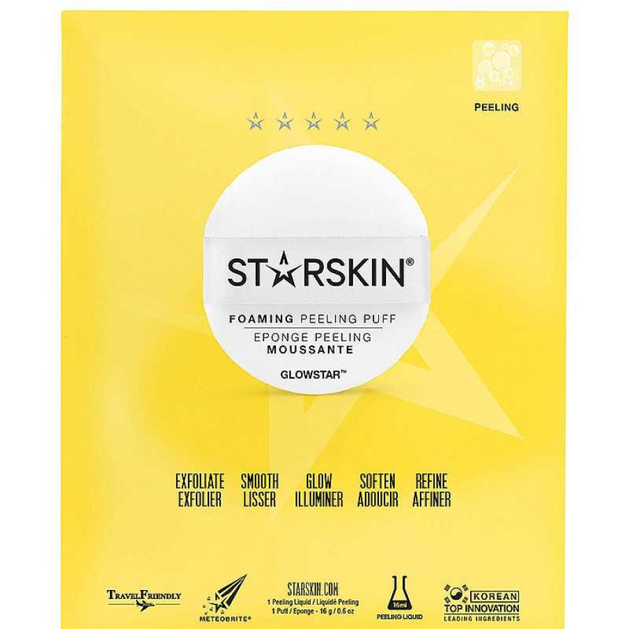 STARSKIN Gesichtspeeling | Glowstar Foaming Peeling Puff