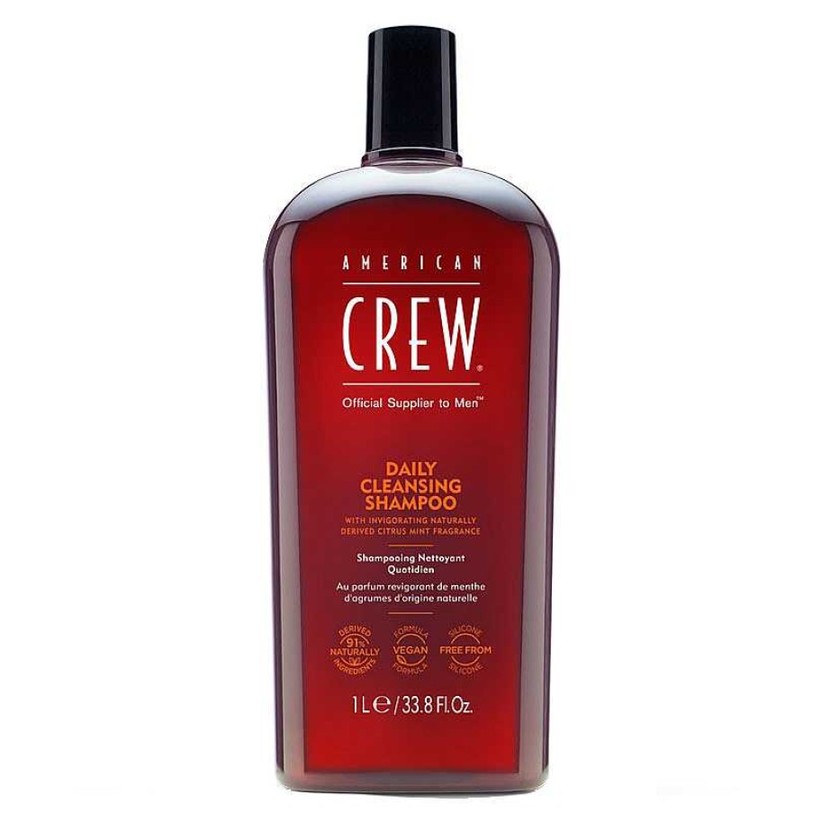 American Crew Shampoo & Conditioner | Daily Cleansing Shampoo - 1000Ml