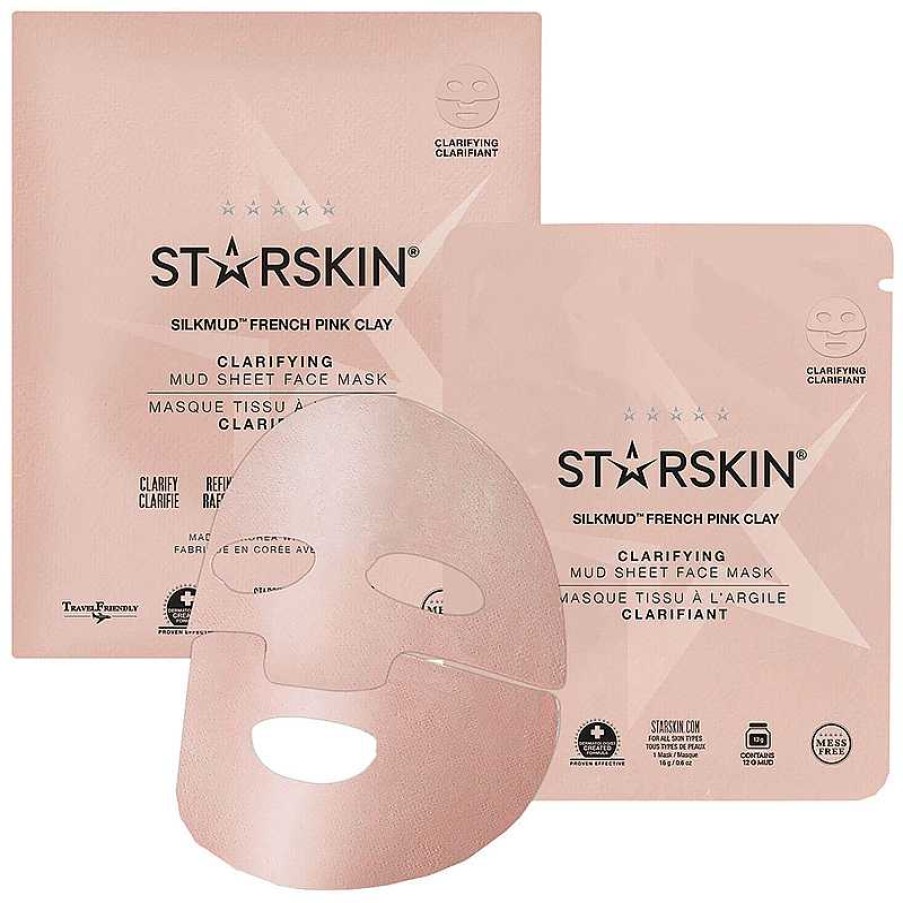 STARSKIN Kuren & Masken | Silkmud French Pink Clay Purifying Face Mask