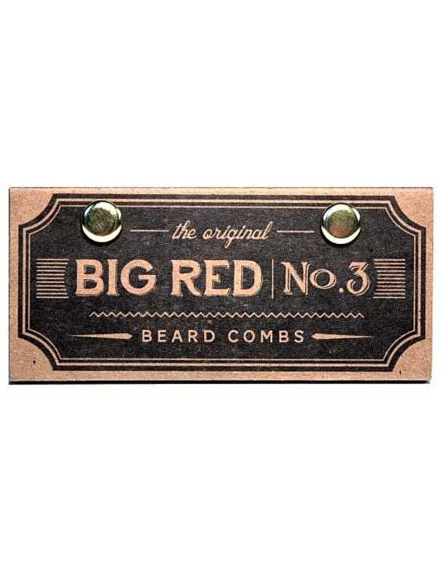 Big Red Beard | Bartkamm No.3 Aus Holz Big Red Beard