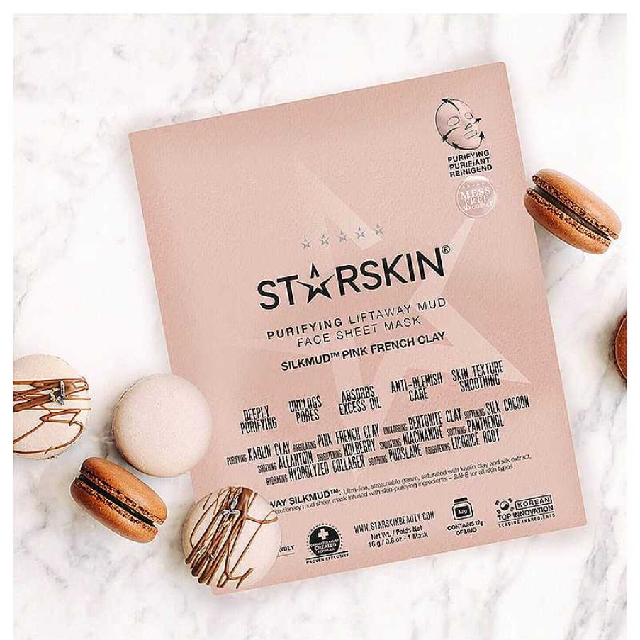 STARSKIN Kuren & Masken | Silkmud French Pink Clay Purifying Face Mask