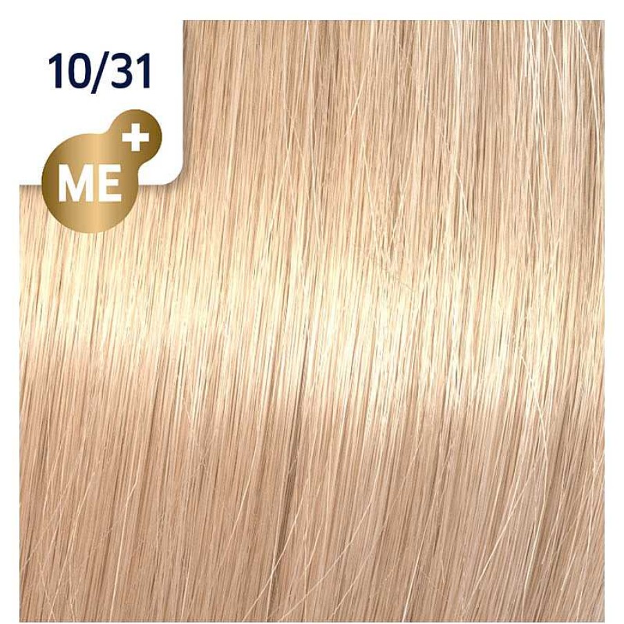 Wella | Koleston Rich Naturals 10/31 Hell-Lichtblond Gold-Asch - 60Ml