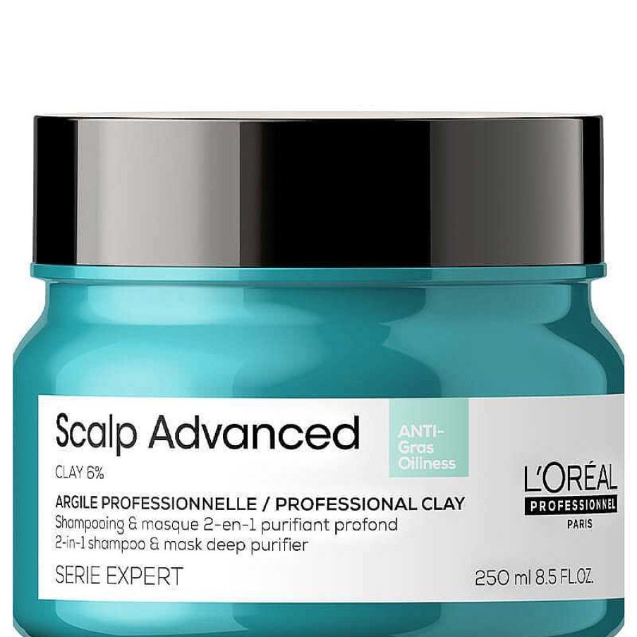 L'Oréal Professionnel | Scalp Advanced Anti-Oiliness 2In1 Deep Purifier Clay - 250Ml