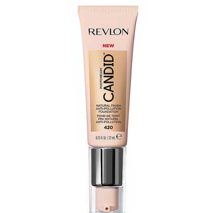 Revlon Foundation | Photoready Candid Foundation 420 Sun Beige 22Ml