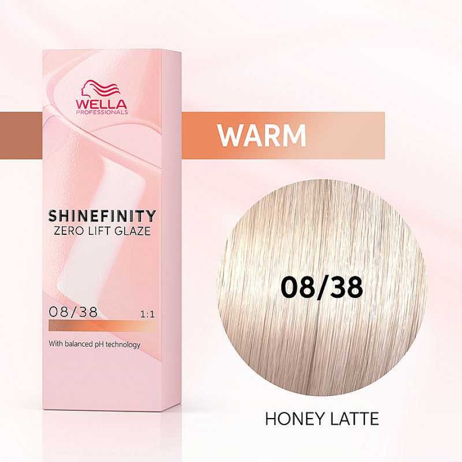 Wella | Shinefinity 08/38 Honey Latte - 60Ml