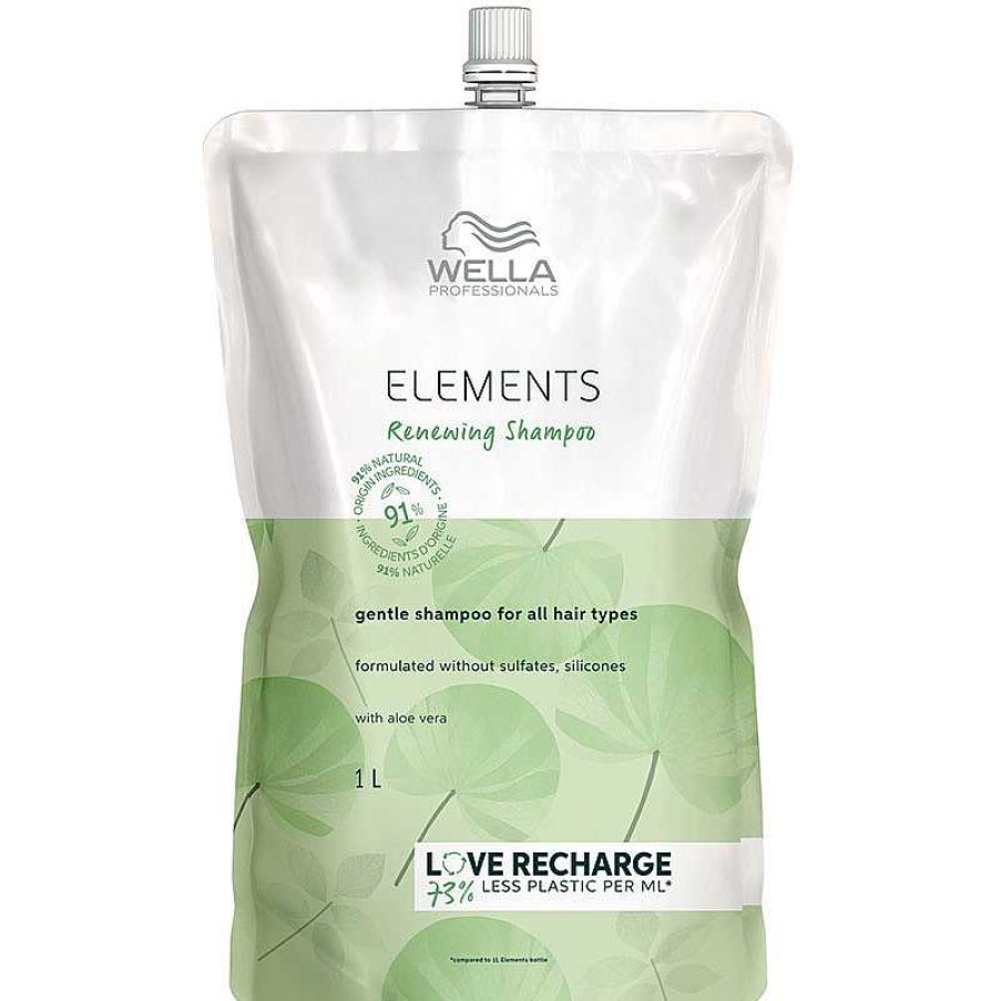 Wella | Elements Renewing Shampoo Pouch - 1000Ml