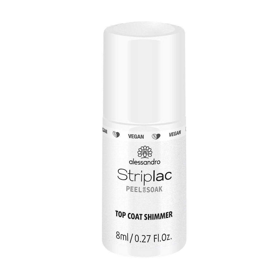 Alessandro Striplac | Striplac Peel Or Soak - Top Coat Shimmer