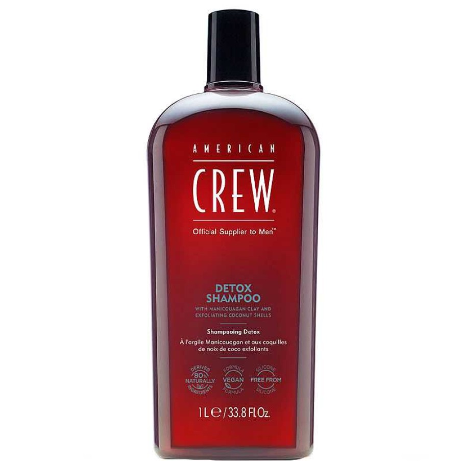 American Crew Shampoo & Conditioner | Detox Shampoo - 1000Ml